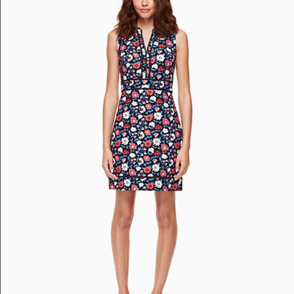 NWOT Kate Spade Shore Thing Daisy Jaquard Sheath Dress, Size 8